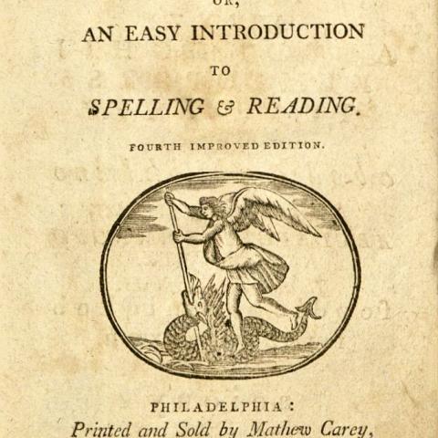 Title page, The American Primer: Or, an Easy Introduction to Spelling and Reading, 1813