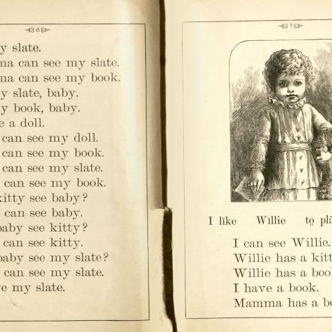 The Children's Primer, pages 6-7, 1894