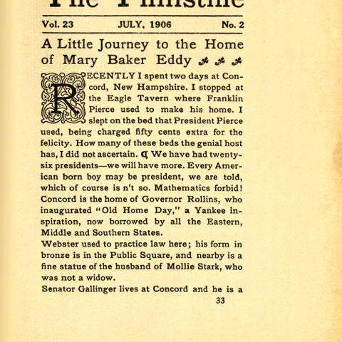 Page 33, The Philistine, July 1906, BL 1 P45