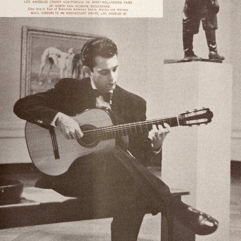 Rey de la Torre at Monday Evening Concerts, 1955
