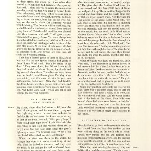 Text of the war ceremonial describing the death of the monster, page 27