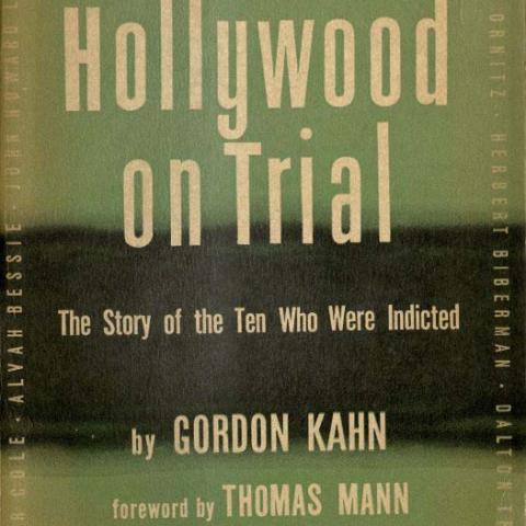 Cover, Hollywood on Trial by Gordon Kahn