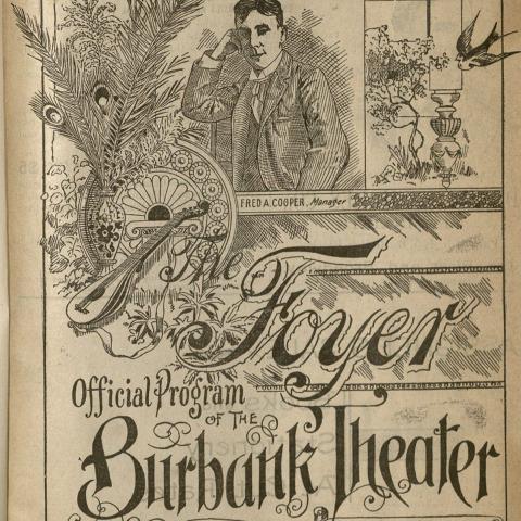 The Foyer, issue of the Burbank Theater program, July 1895