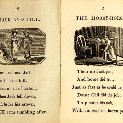 Jack & Jill, and Old Dame Gill, in Chapbooks: A Collection, 1700z