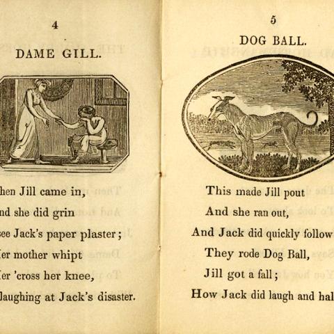 Jack & Jill, and Old Dame Gill, in Chapbooks: A Collection 1700z