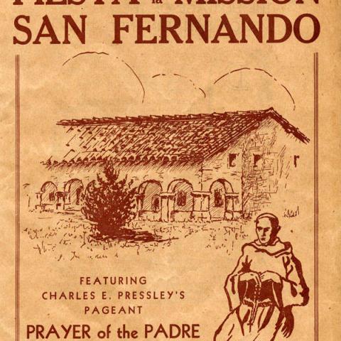 Program, Fiesta de la Mission San Fernando, 1931