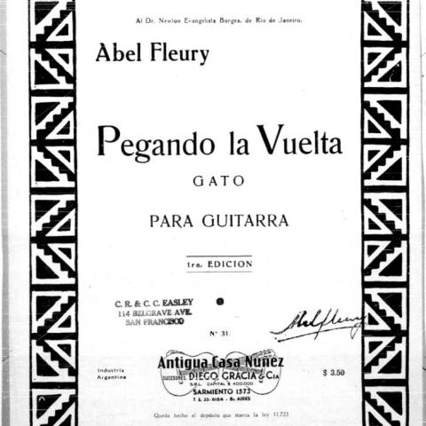Pegando la vuelta : gato para guitarra 