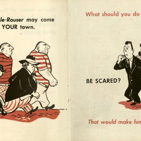 Page from What to Do When the Rabble-Rouser Comes to Town