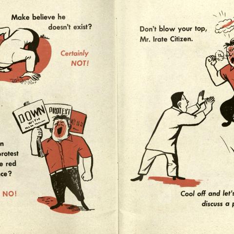 Page from What to Do When the Rabble-Rouser Comes to Town