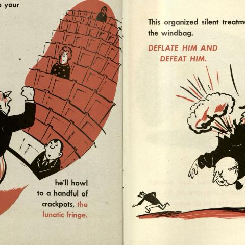 Page from What to Do When the Rabble-Rouser Comes to Town