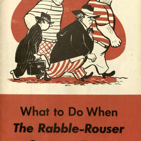 Cover, What to Do When the Rabble-Rouser Comes to Town