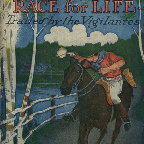 Jesse James’ Race for Life or Trailed by the Vigilantes. PS3545.A718 J48 1908