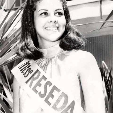 Contestant at the Miss Reseda Beauty Pageant, 1981