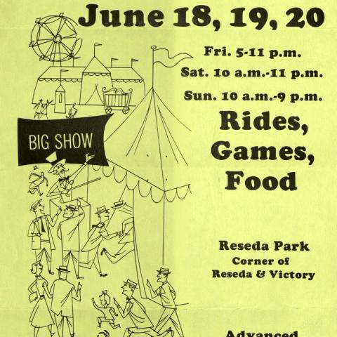 Flyer for the Fun Faire, 1982