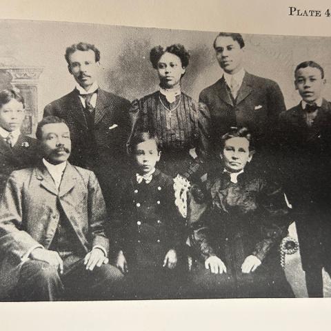 Family photograph of study participants; A Study of Some Negro-White Families in the United States, Caroline Bond Day, E185.62 D3