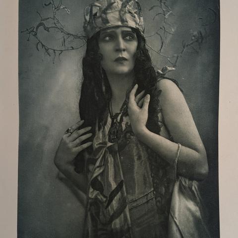 Photograph of Olga Gzovskaya as Salome, undated