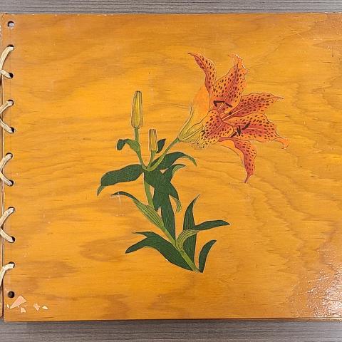 Cover of high school herbarium