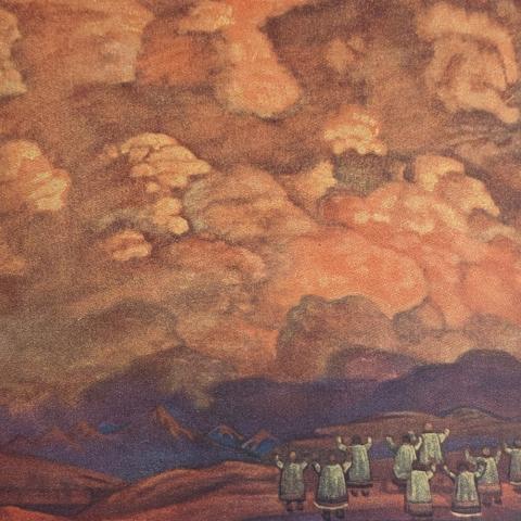 The Order of the Sky by Nicholas Roerich, 1915