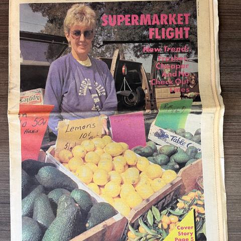 Cover story on farmers markets, February 26, 1988. NX1 .R42