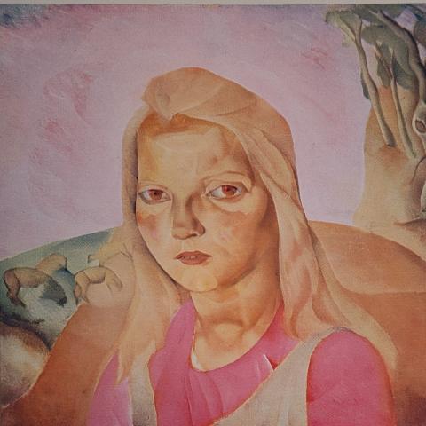 Painting from the series “The Faces of Russia” by Boris Grigoriev, undated