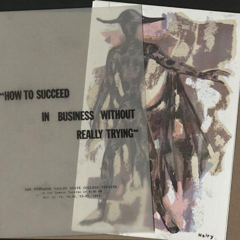 Performance program for How to Succeed in Business Without Really Trying. UAC-010, Box 25.