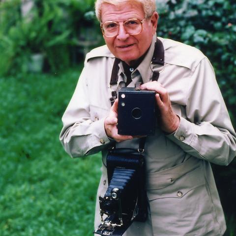 Richard at work, ca. early 1990s