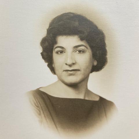 Sara Chitjian portrait, 1959