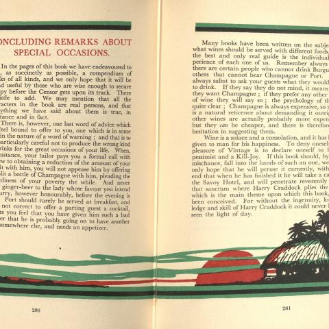 Conclusion, Savoy Cocktail Book