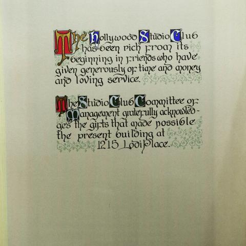 Scrapbook text