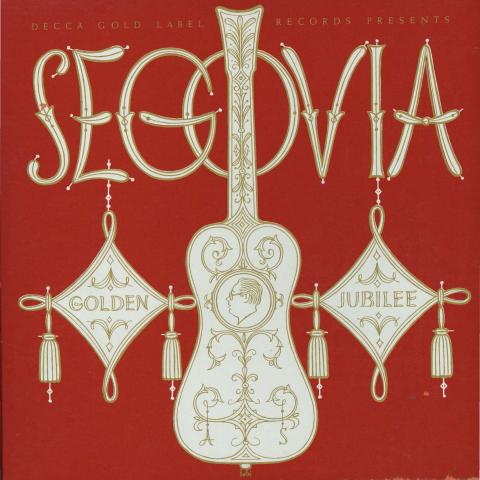 An album which depicts the type of guitar Sor would play, 1958. John Tanno Collection