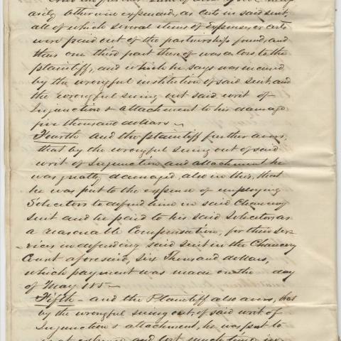 Page 6 of Summon of Richard Prewitt and John Prewitt to appear in court