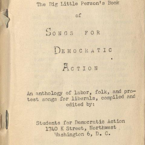 The Big Little Person's Book of Songs For Democratic Action