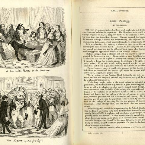 "Social Zoology," George Cruikshank's Table-Book