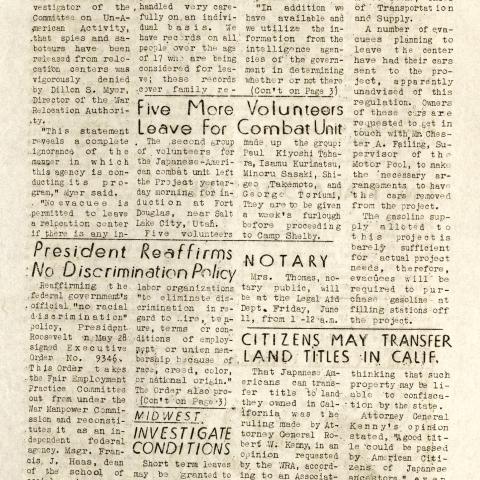 Tulean Dispatch Daily, June 10, 1943
