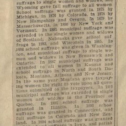 “Is it Manifest Destiny?” Temperance Scrapbook
