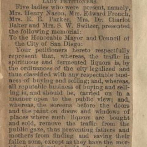 “Meeting of Both Branches of the Common Council” June 17, 1889