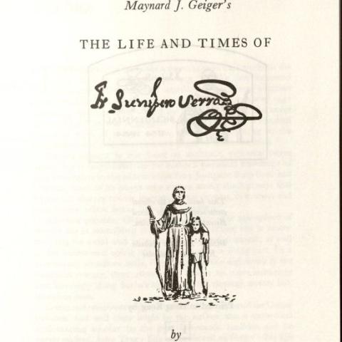 Title page, A Bicentennial Compendium of Maynard J. Geiger's The Life and Times of Fr. Junípero Serra