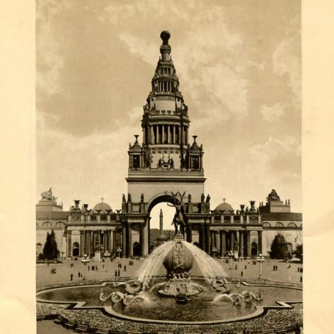 Tower of Jewels and Calders Fountain of Energy at Main Entrance