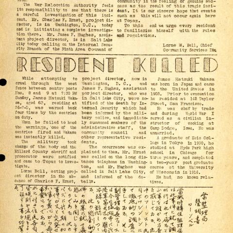 Topaz Times, April 12, 1943
