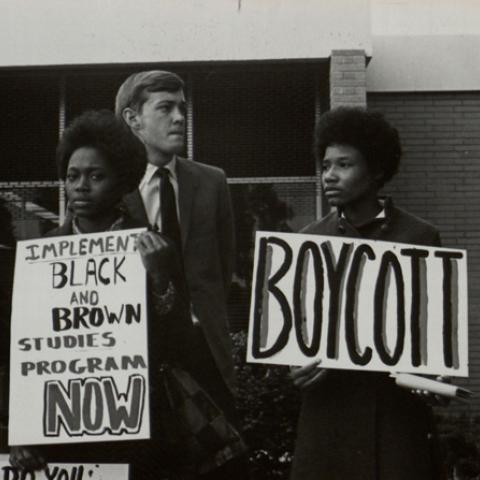 San fernando Valley State College student protest, 1969