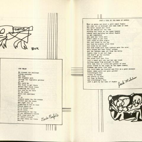 Pages 20-21 of "Laugh Literary..." volume 1, number 1