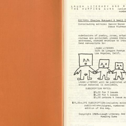 Title page of "Laugh Literary..." volume 1, number 2