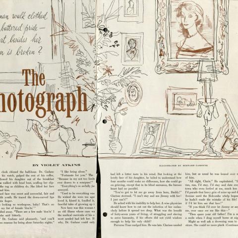 First two pages of The Photograph 