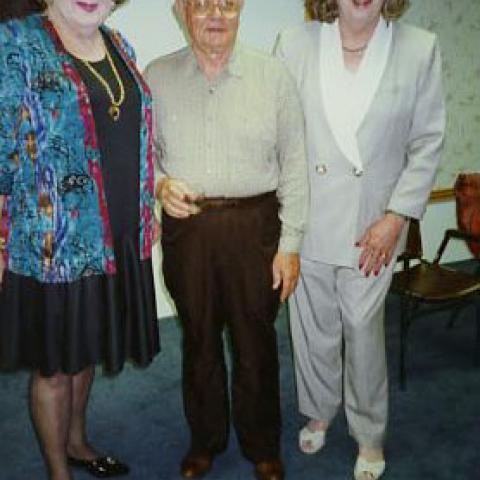 Vern Bullough with Dolly and Kathy