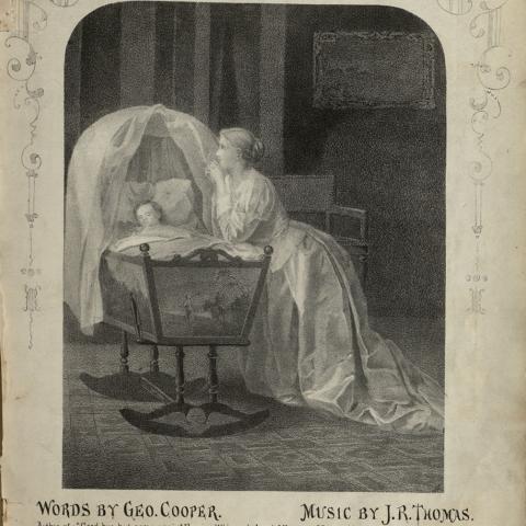 "The Mother's Prayer," song and guitar accompaniment, 1868