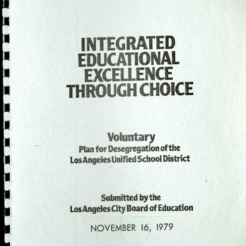 "Integrated Educational Excellence Through Choice” booklet