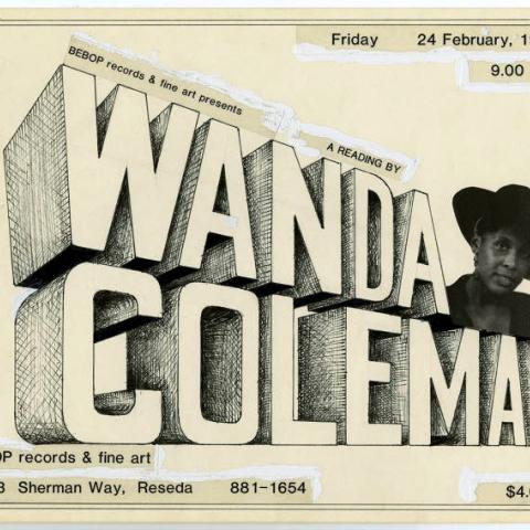 Wanda Coleman, February 25, 1984