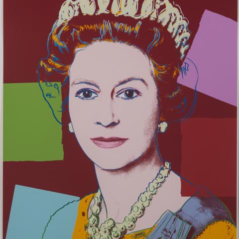 Andy Warhol, "Reigning Queens," screenprint on Lenox museum board, 1985