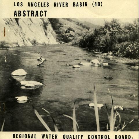 Water Quality Control Plan, Los Angeles River Basin Abstract, 1975