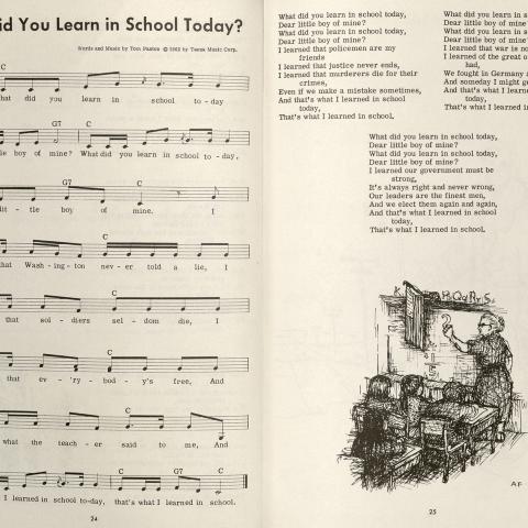 "What Did You Learn in School Today?" from Ramblin' Boy